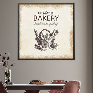 Bakery Canvas Art Clock Canvas