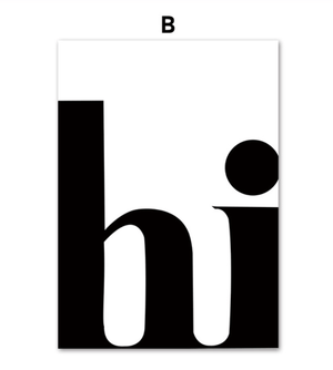 Balance Canvas Art B / 40 x 50cm / No Board - Canvas Print Only Clock Canvas