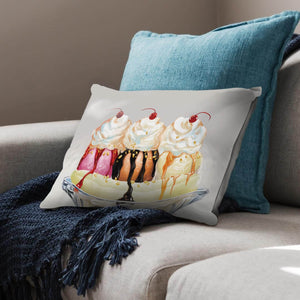 Banana Split Cushion Cushion Cushion Landscape Clock Canvas