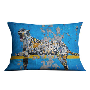 Banksy Cheetah Cushion Cushion 48 x 33cm Clock Canvas