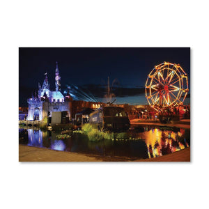 Banksy Dismaland Canvas Art Clock Canvas