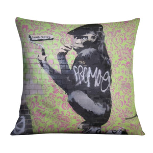 Banksy Gorilla Artist Cushion Cushion Cushion Square Clock Canvas