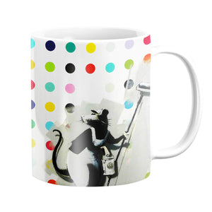 Banksy LSD Damien Hirst Mug Mug White Clock Canvas