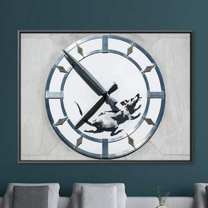 Banksy New York Clock Rat Canvas Art Clock Canvas
