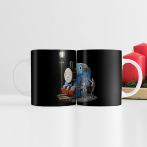 Banksy Thomas the Tank Engine Mug Mug White Clock Canvas