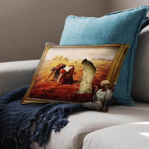 Banksy Time Out Cushion Cushion Cushion Landscape Clock Canvas