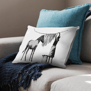 Banksy Washing Zebra Stripes Cushion Cushion Cushion Landscape Clock Canvas