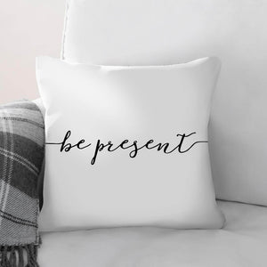 Be Happy C Cushion Cushion Cushion Square Clock Canvas