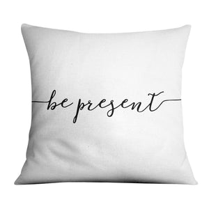 Be Happy C Cushion Cushion Cushion Square Clock Canvas