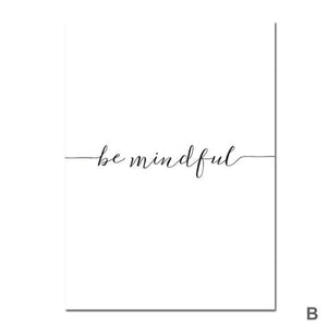 Be Happy Canvas Art B / 40 x 50cm / No Board - Canvas Print Only Clock Canvas