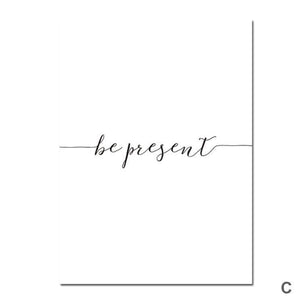 Be Happy Canvas Art C / 40 x 50cm / No Board - Canvas Print Only Clock Canvas