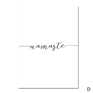 Be Happy Canvas Art D / 40 x 50cm / No Board - Canvas Print Only Clock Canvas