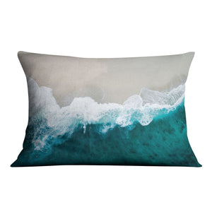 Beach Cushion Cushion 48 x 33cm Clock Canvas