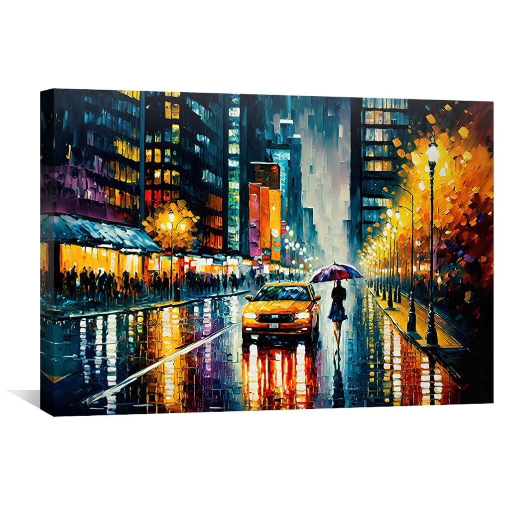 Beautiful Streets Canvas Art Clock Canvas