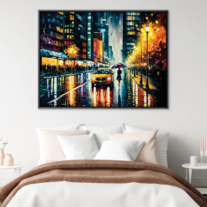 Beautiful Streets Canvas Art Clock Canvas