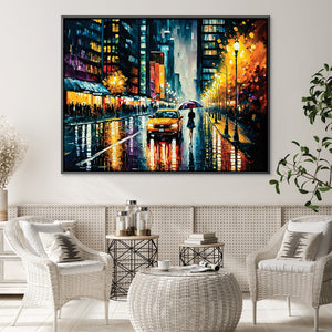 Beautiful Streets Canvas Art Clock Canvas