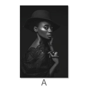 Beauty Canvas Art A / 40 x 50cm / No Board - Canvas Print Only Clock Canvas