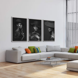 Beauty Canvas Art Clock Canvas