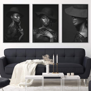 Beauty Canvas Art Clock Canvas