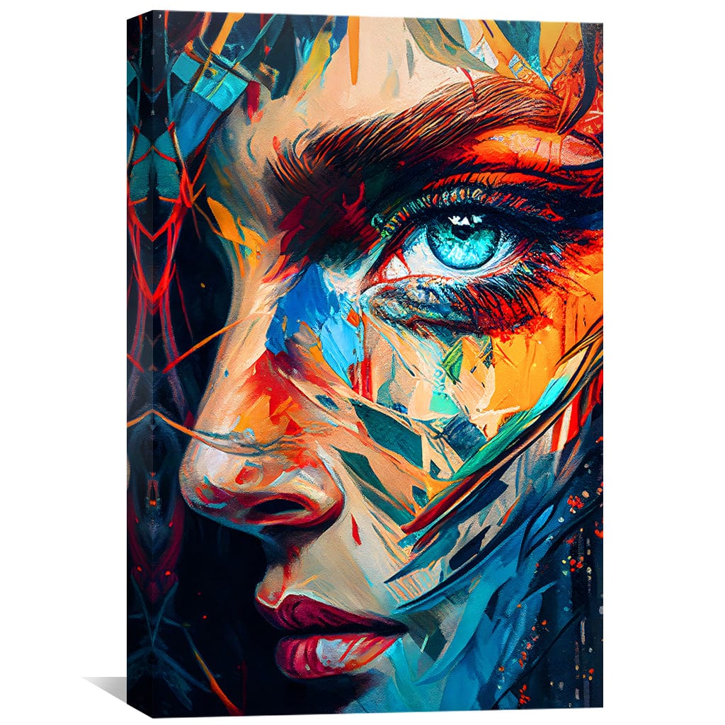 Beauty in the Beholder Canvas Art Clock Canvas