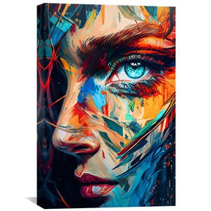 Beauty in the Beholder Canvas Art Clock Canvas