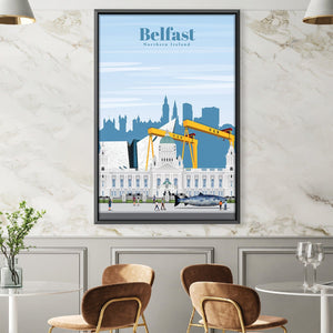 Belfast Canvas - Studio 324 Art Clock Canvas
