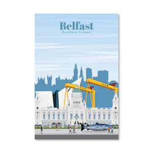 Belfast Canvas - Studio 324 Art Clock Canvas