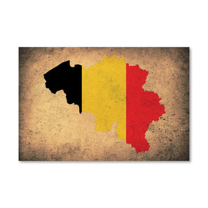 Belgium Canvas Art Clock Canvas