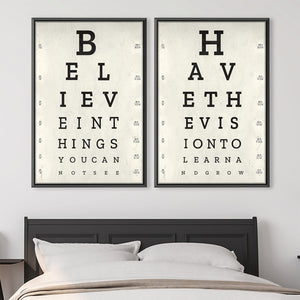 Belief and Growth Canvas Art Clock Canvas