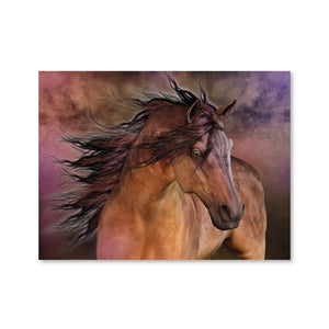 Belleza Fiero Canvas Art Clock Canvas