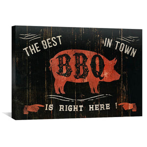 Best BBQ Canvas Art Clock Canvas