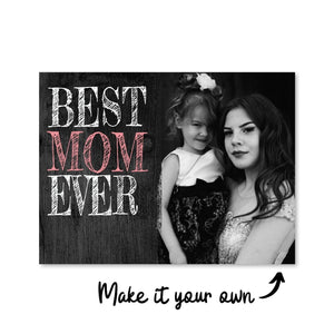 Best Mom Canvas Art Clock Canvas