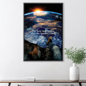 Best Views Canvas Art Clock Canvas