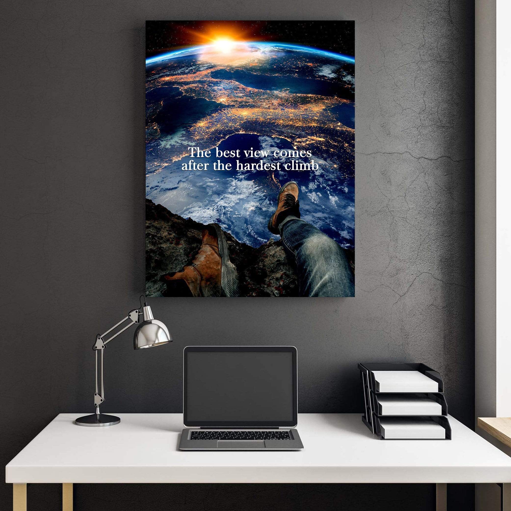 Best Views Clock Canvas