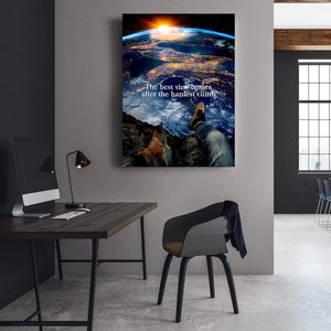 Best Views Clock Canvas