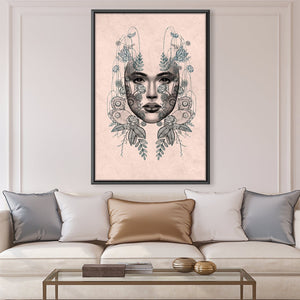 Bestowed Glance Canvas Art Clock Canvas