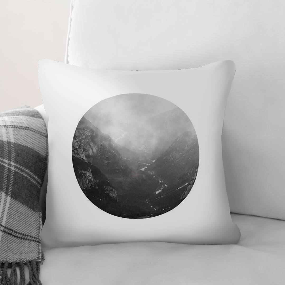 Biggest Step A Cushion Cushion 45 x 45cm Clock Canvas