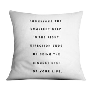 Biggest Step B Cushion Cushion 45 x 45cm Clock Canvas
