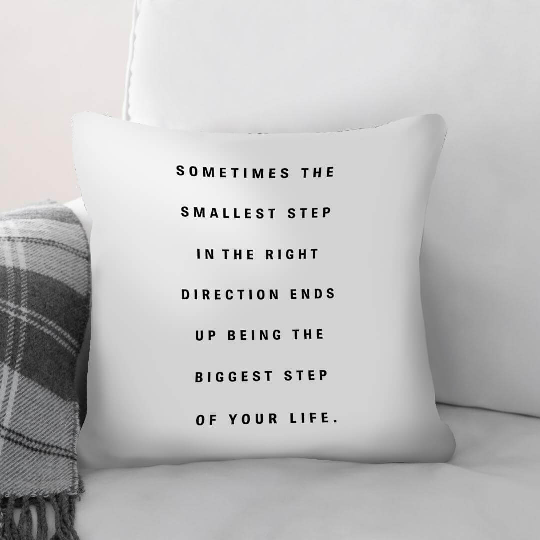 Biggest Step B Cushion Cushion 45 x 45cm Clock Canvas