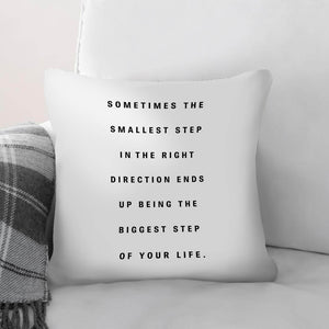 Biggest Step B Cushion Cushion 45 x 45cm Clock Canvas