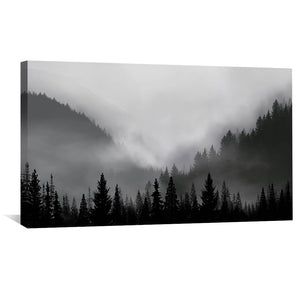 Black Forest Canvas Art Clock Canvas