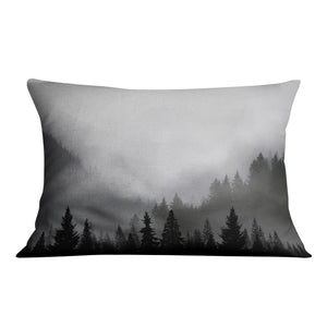 Black Forest Cushion Cushion 48 x 33cm Clock Canvas