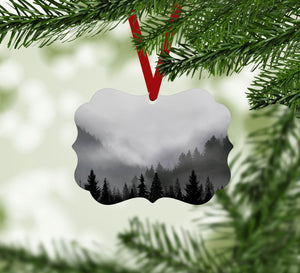 Black Forest Ornament Christmas Ornament Victorian 10.8 x 8cm Clock Canvas