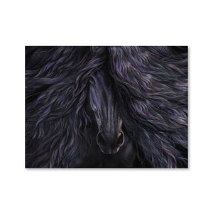 Black Magic Canvas Art Clock Canvas