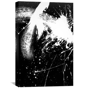 Blanc Paint Canvas Art Clock Canvas