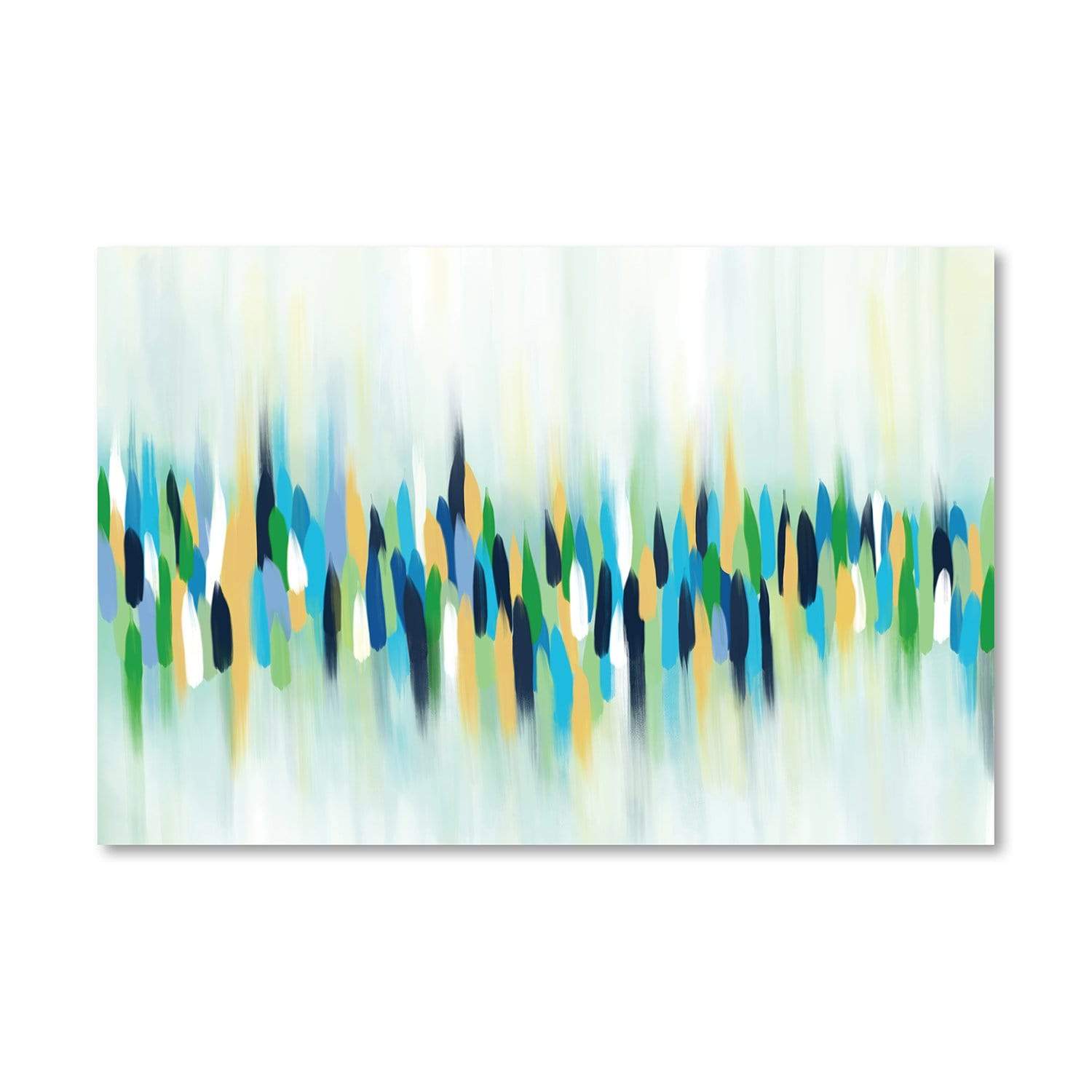 Blended Feel Canvas Art Clock Canvas