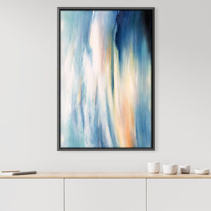 Blended Tranquilityt Oil Painting Oil 30 x 45cm / Oil Painting Clock Canvas