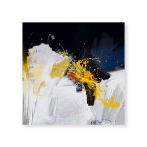 Blue Composition Canvas Art Clock Canvas