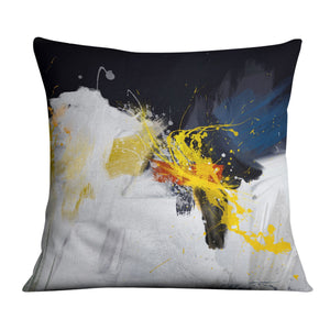 Blue Composition Cushion Cushion Cushion Square Clock Canvas