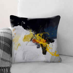 Blue Composition Cushion Cushion Cushion Square Clock Canvas